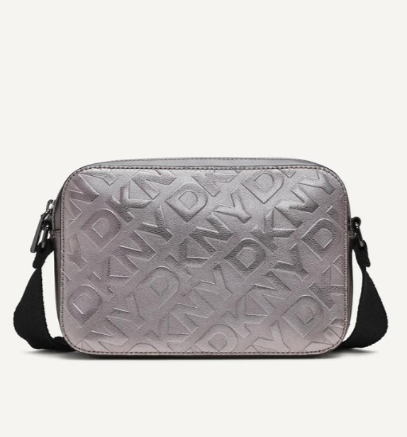 [S] DKNY GUNMETAL R43EYX93 ASHLYN CAMERA BAG, 755403097170 (SD1353)