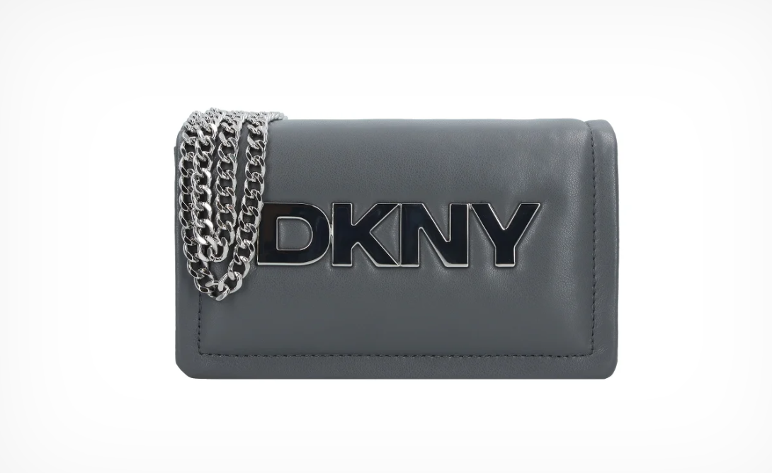 [S] DKNY GRAY R44GZB74 MAGGIE CLUTCH BAG, 732465843334 [FINAL SALE] (SD1370)