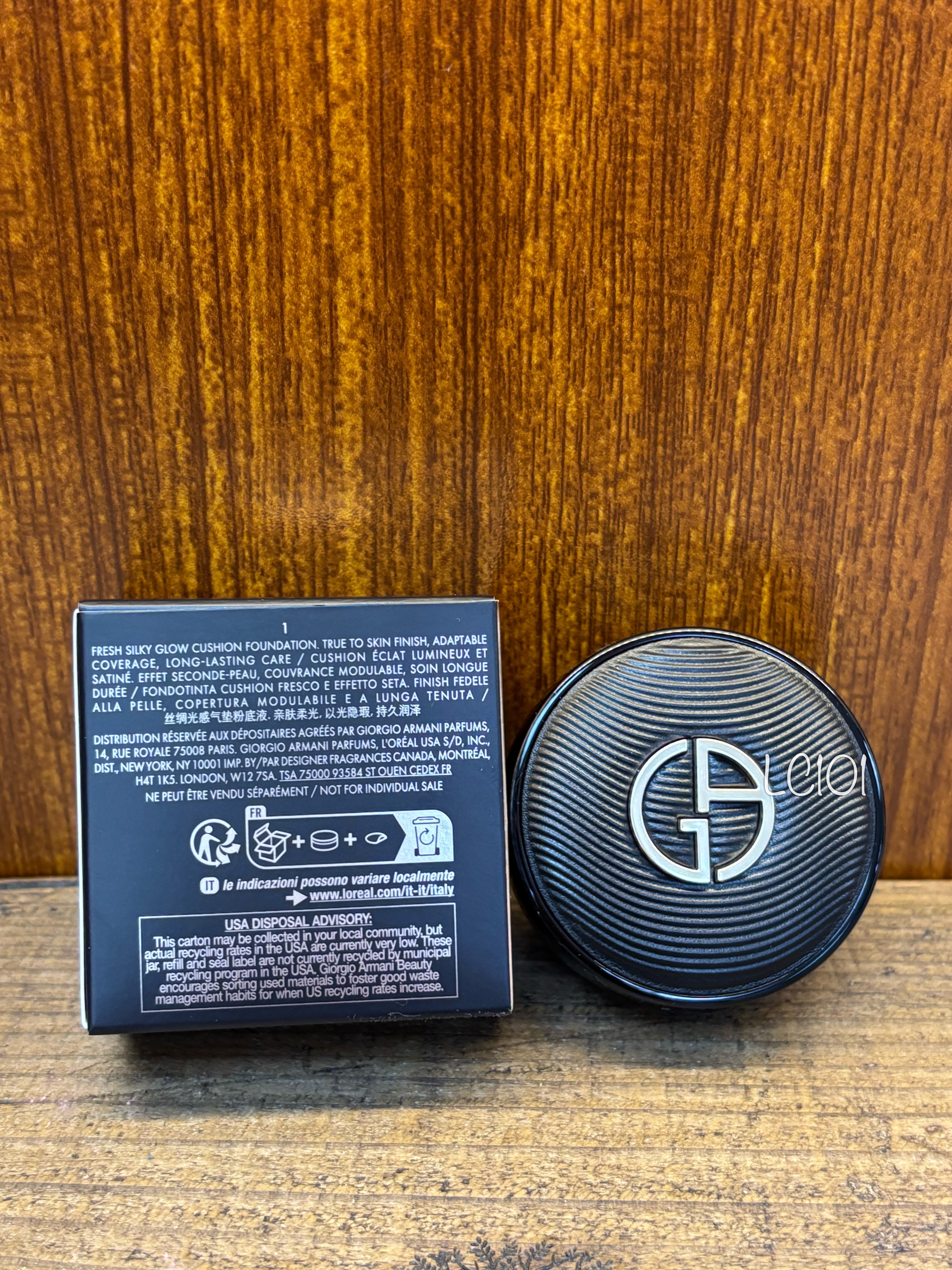 ARMANI 水潤絲光氣墊修護粉底 5ML #01