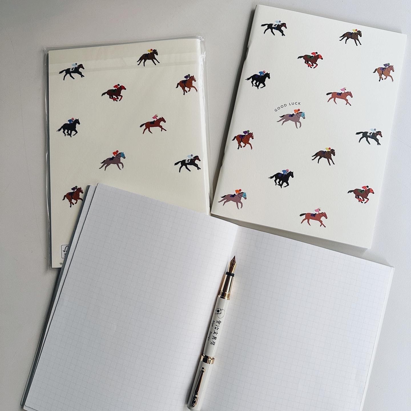 賽馬 A5方格筆記本｜日本Greeting Life