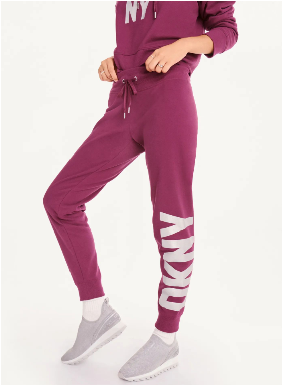 [S] DKNY EXPLODED LOGO JOGGER,MAGENTA PURPLE, DP2P1251-0FV (SD358)
