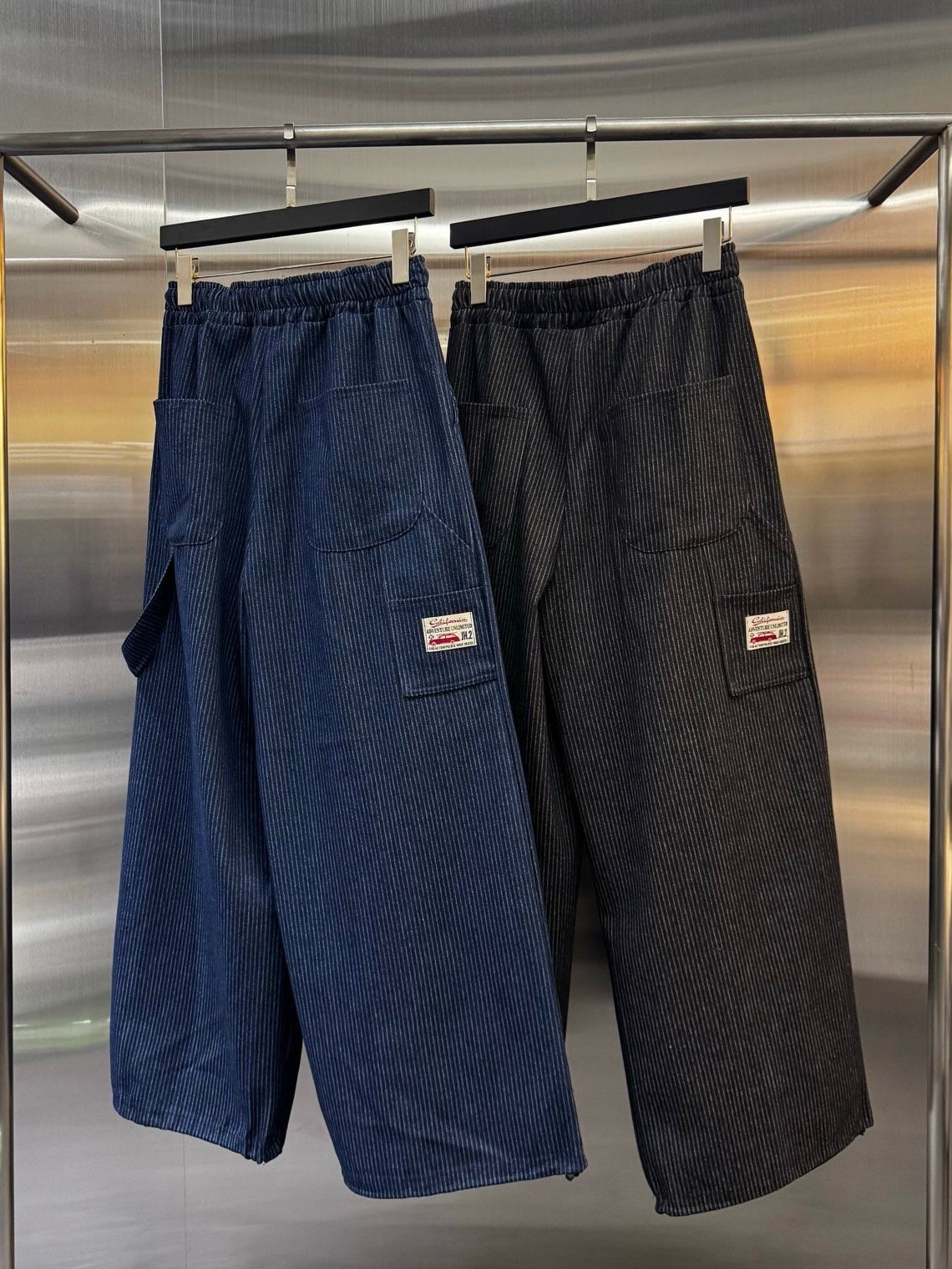 直紋鬆身褲 Hashtag-049P