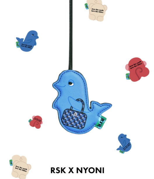 [S] ROSA.K ARTIST CHARM COLLABORATION DOLLFIE,LIBERTY BLUE, RHXSAV598SUFR (SZZ443)