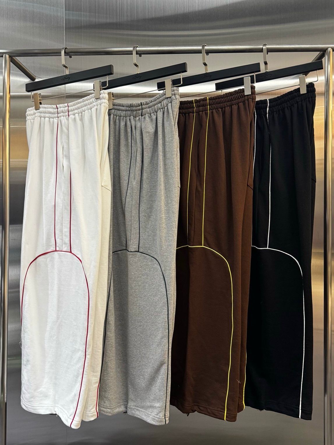 拼線可束腳運動褲 Hashtag-054P