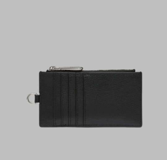 [S] KARL LAGERFELD BLACK SHIMMER LH4Y05BN MAYBELLE LANYARD WALLET, 196788093744 (SKL1333)