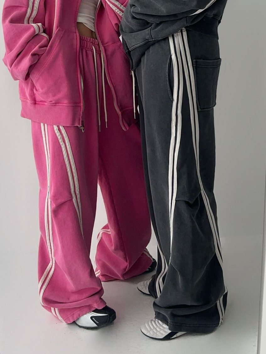 雙間可束腳運動褲 Hashtag-061P