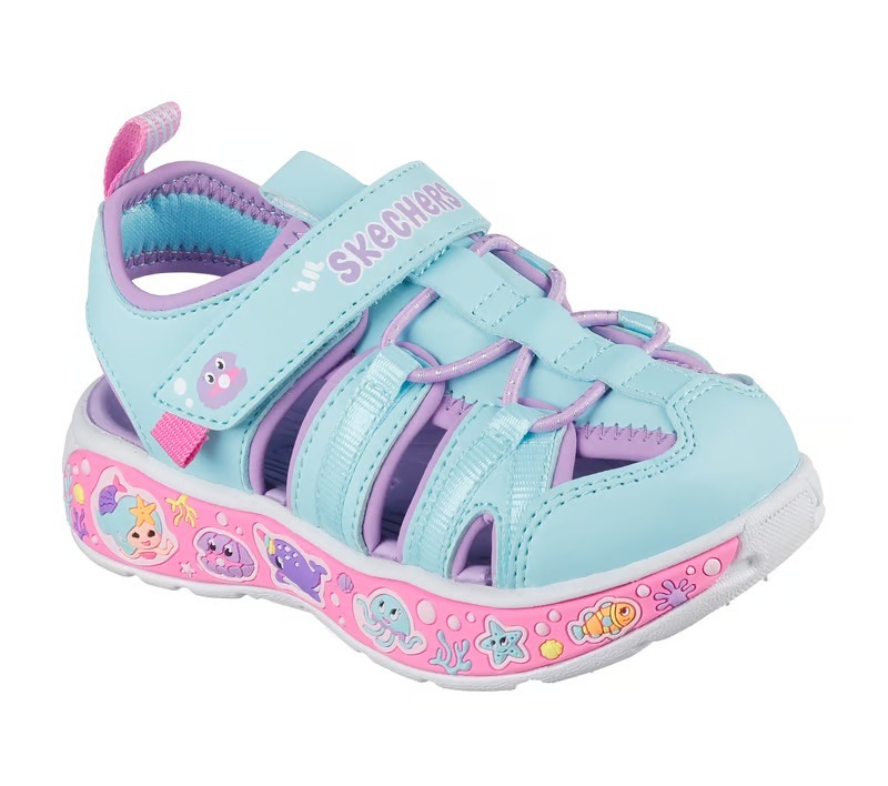 【預購】SKECHERS G090303  Girls' Play Scene Splash - Cute Crew