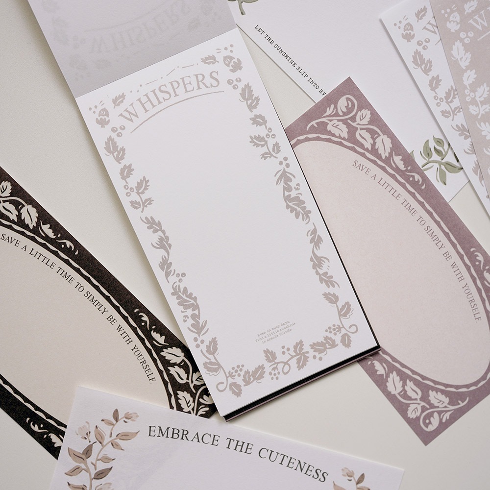 蔓蔓言葉＿拼貼便條本vol.1 60枚｜wwiinngg