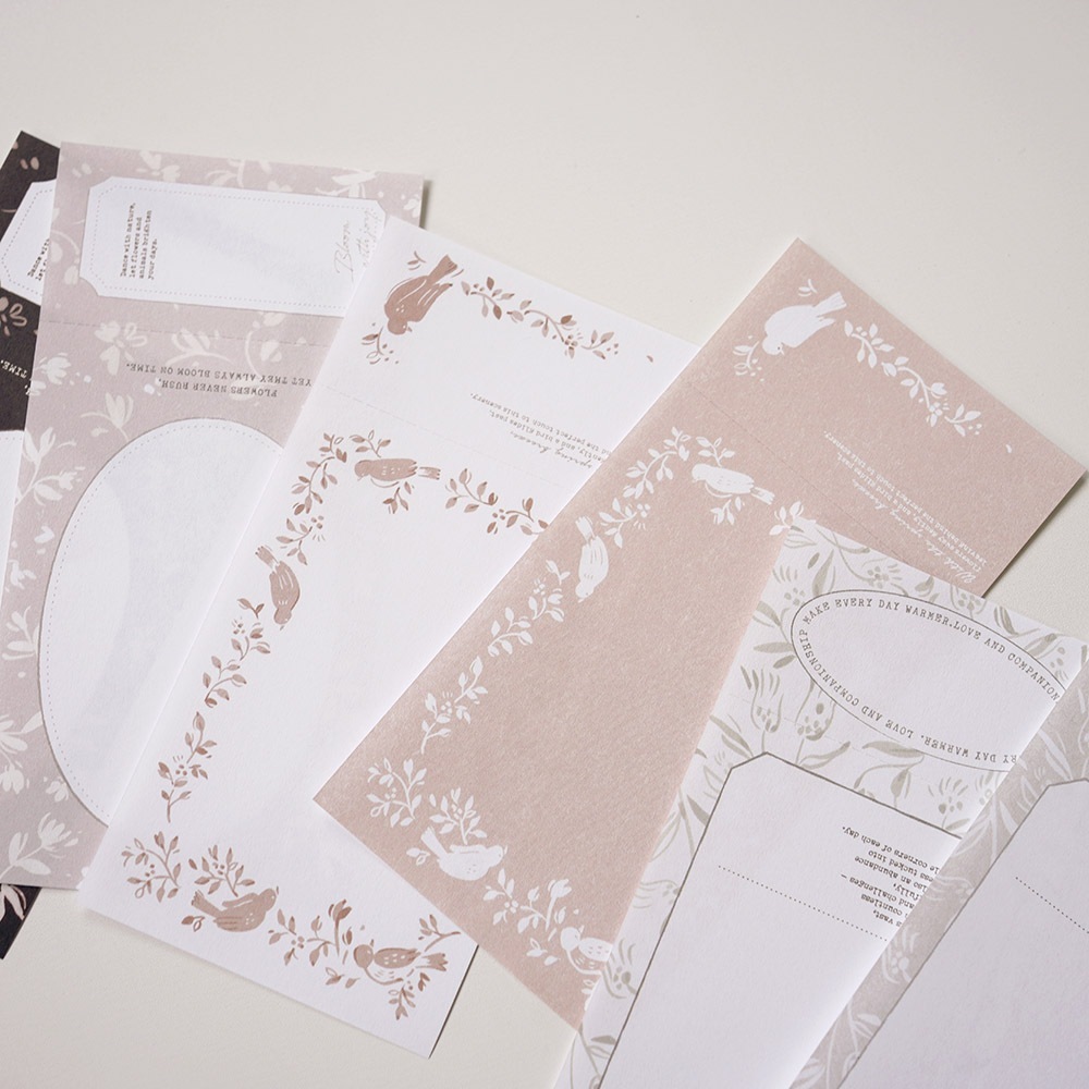 藏花回憶＿拼貼便條本vol.2 60枚｜wwiinngg