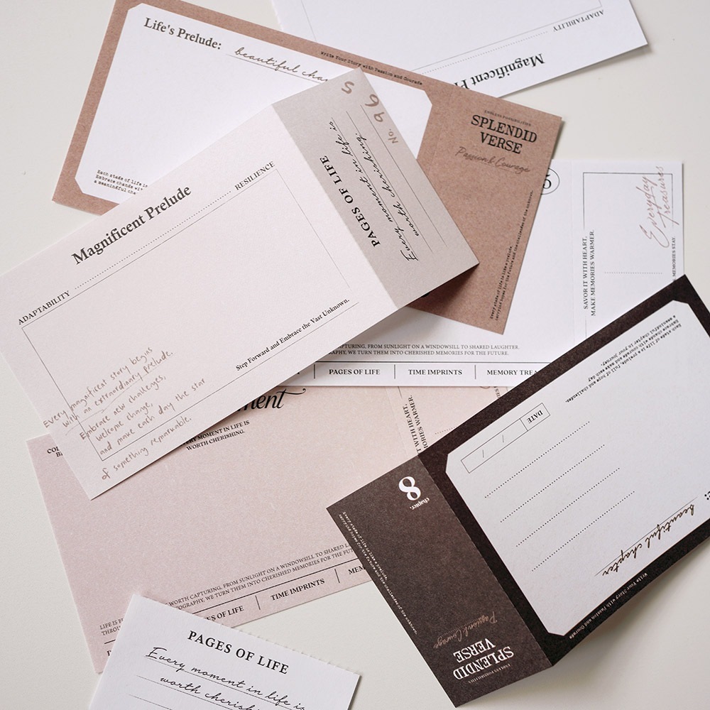 時光摘錄＿拼貼便條本vol.5 60枚｜wwiinngg