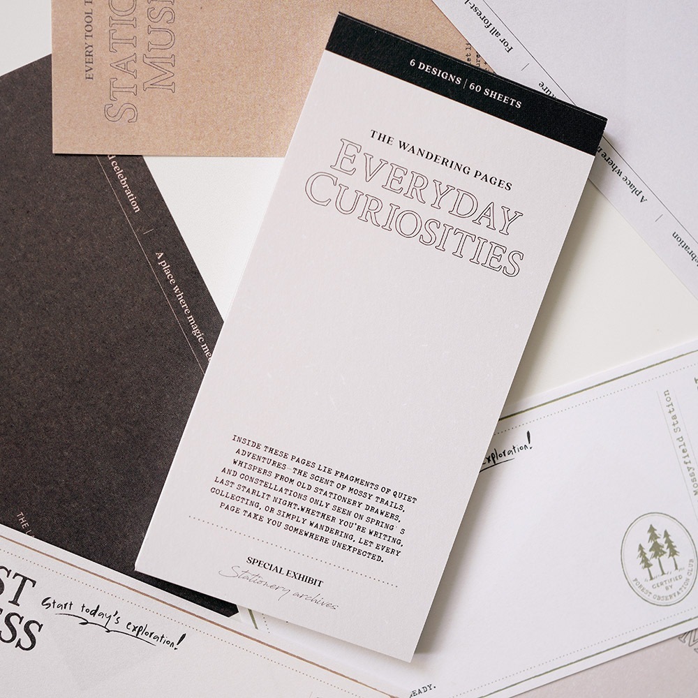 探奇手札＿拼貼便條本vol.6 60枚｜wwiinngg