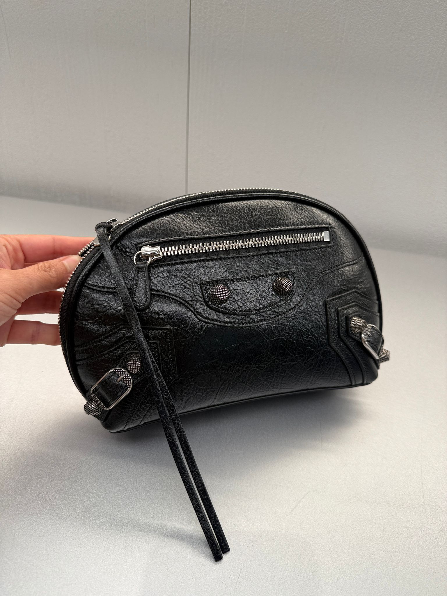 Balenciaga Le Cagole Small Pouch Black 763612