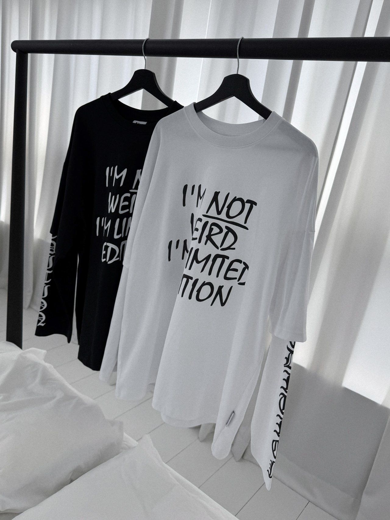 英文字長袖衫 P8H-152T