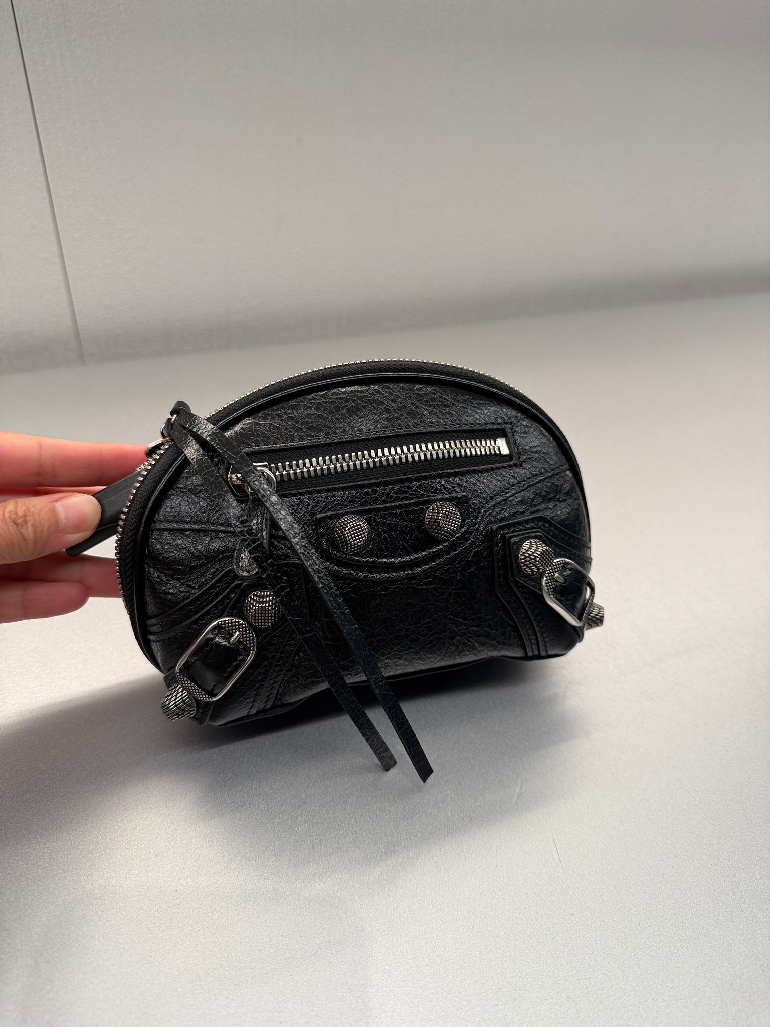 Balenciaga Le Cagole XS Pouch Black 763614