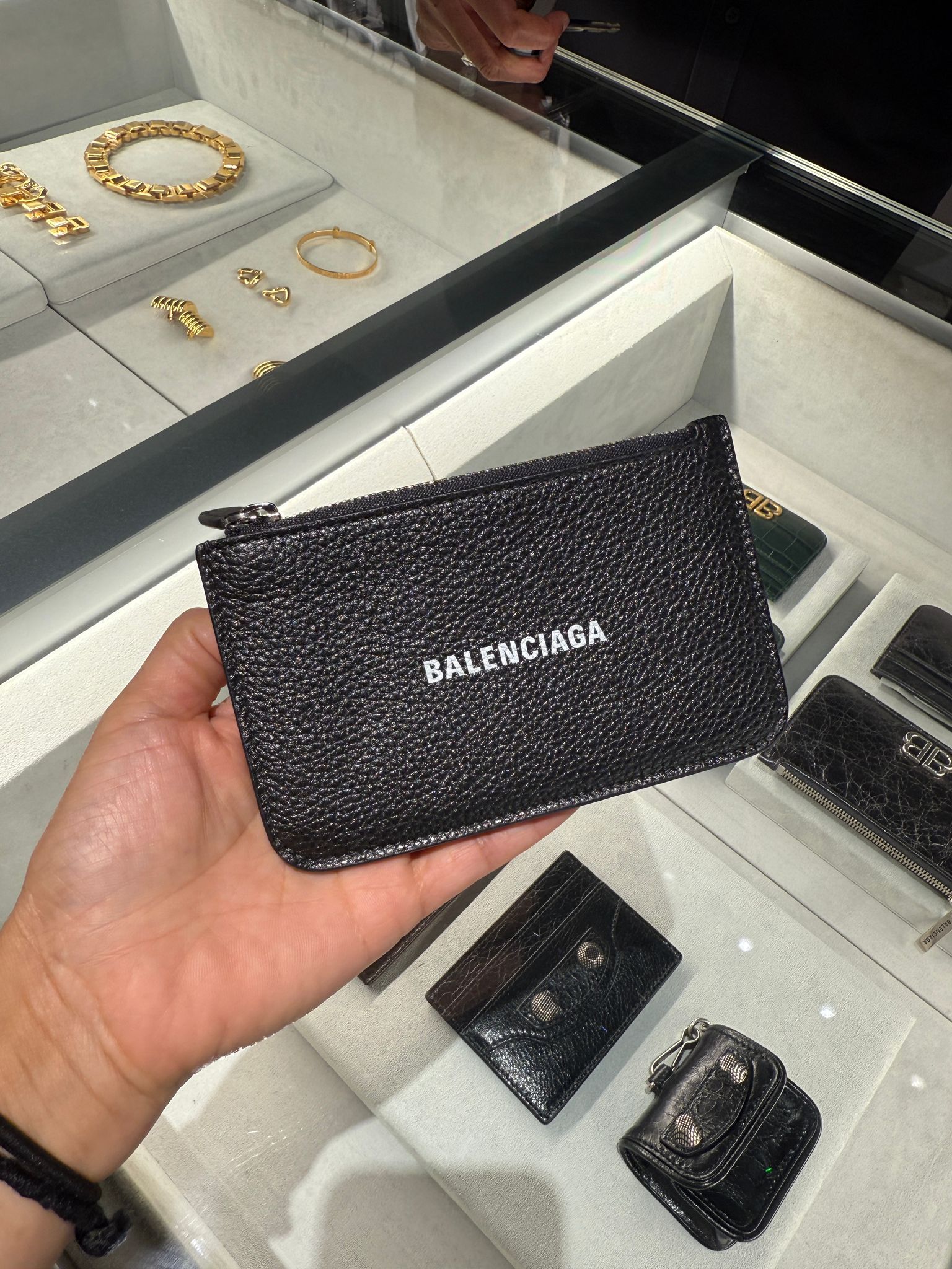 Balenciaga Coin Case Cardholder Black 637130