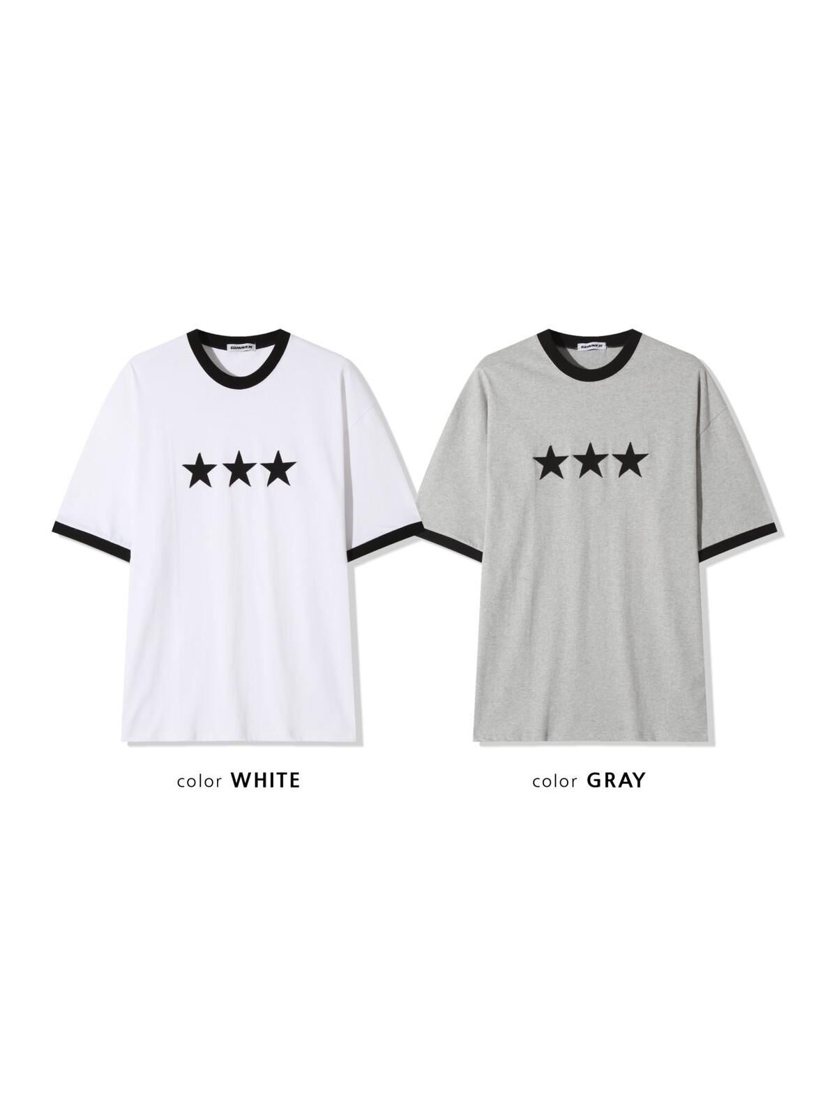 星星圖案短袖Tee GUNNER-020T