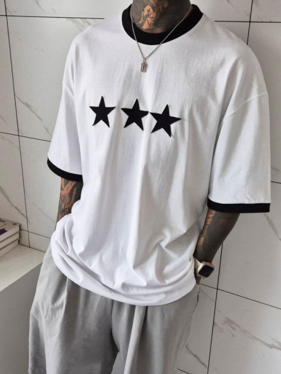 星星圖案短袖Tee GUNNER-020T