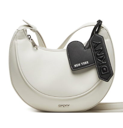 [S] DKNY MARSHMLW/BLK R51EZJ25 SADIE SHOULDER BAG, 732465668395 (SD1374)