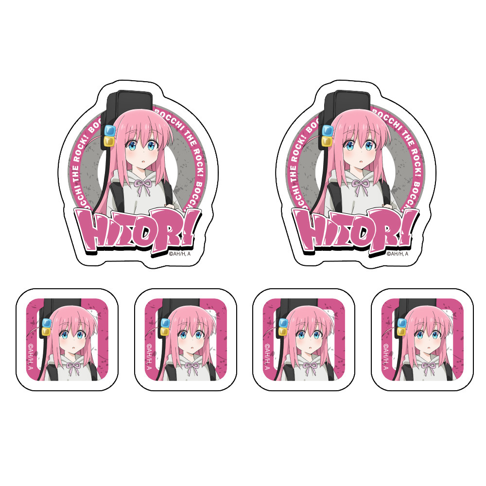 Cospa 0922 描き下ろし 後藤ひとり ミニステッカーセット ストリートファッションVer. [アニメ「ぼっち・ざ・ろっく！」]