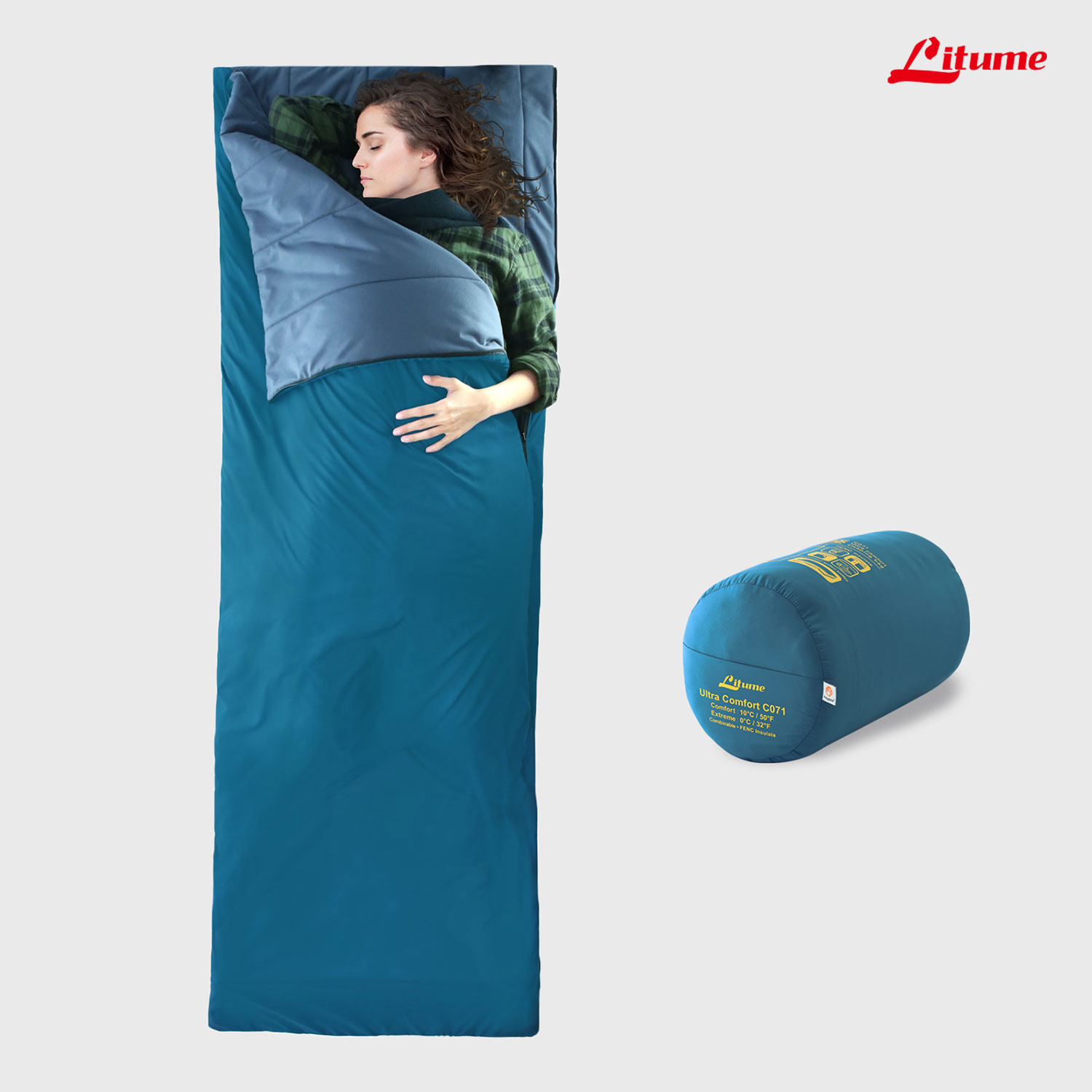 水色 寝袋 収納袋付き 楽天市場】【半額クーポン配布中】【即日発送】寝袋 ミズノ アウトドア