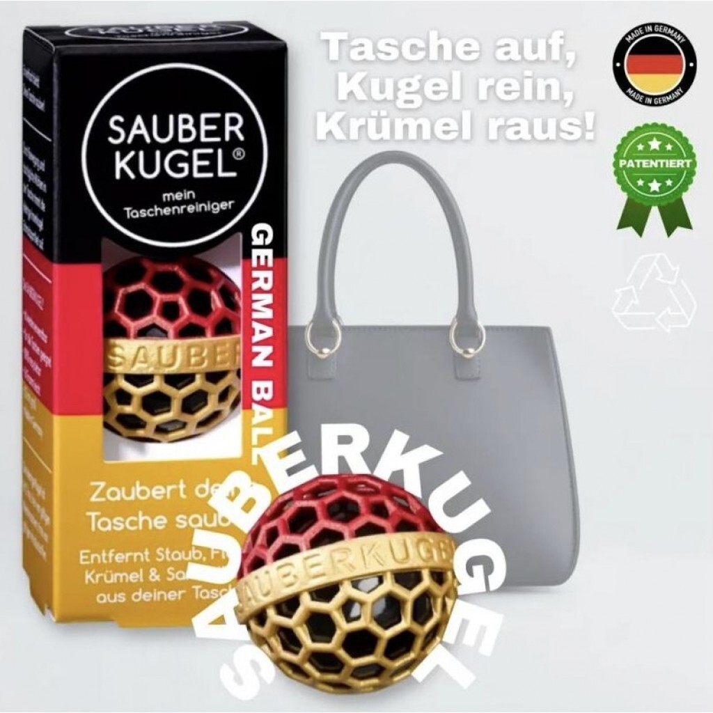 (預購商品 9/10收單) 德國 Sauberkugel 神奇包包清潔球 1入