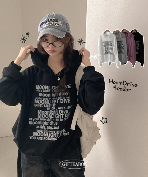 早秋預訂｜MOON DRIVE連帽衛衣