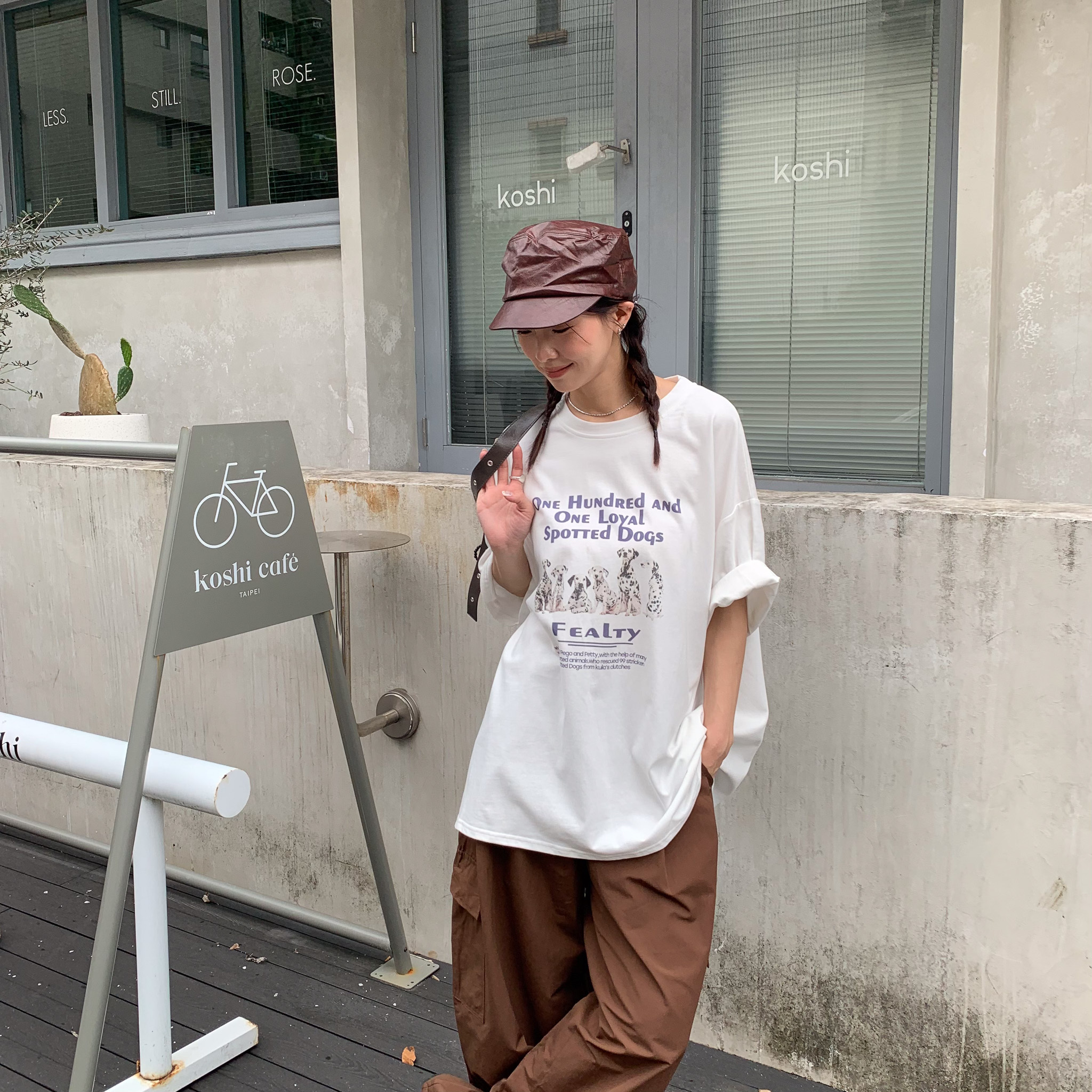 ISA_重溫經典! 誰不愛101斑點小狗狗寬鬆TEE_58048