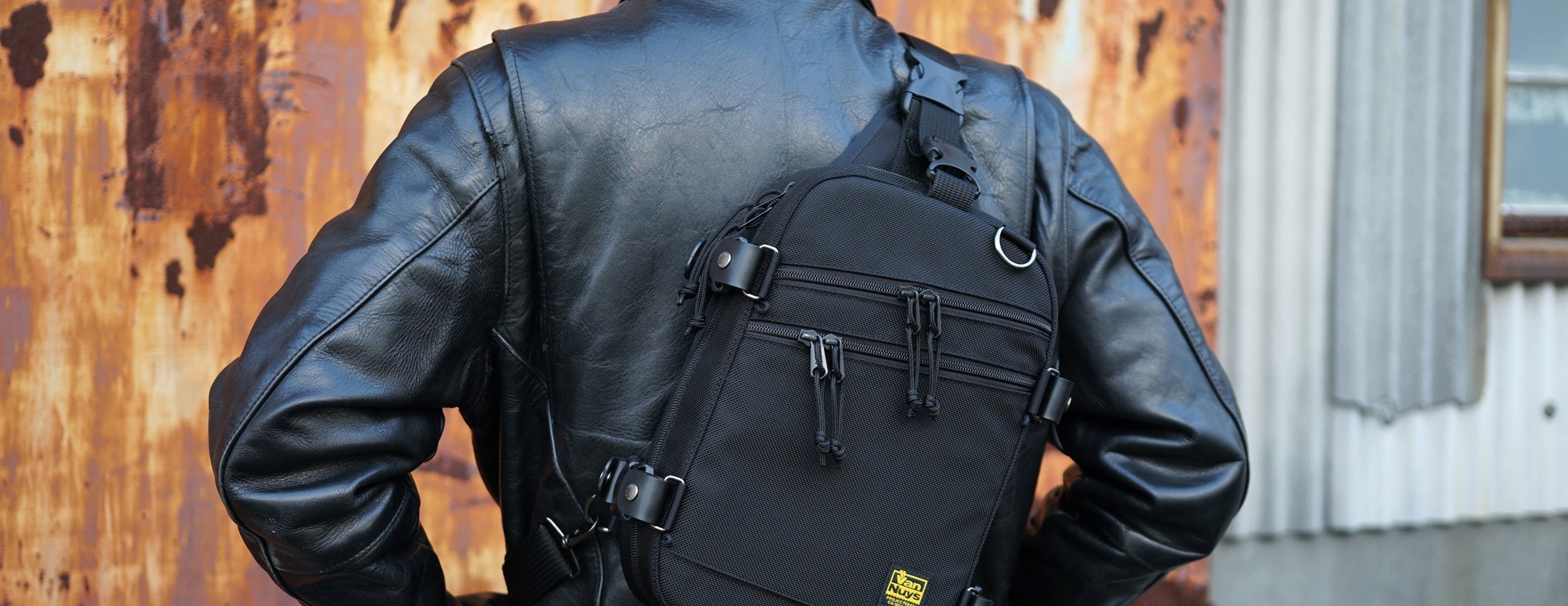 Vanuuys Premium Double Straps Crossbody Bag