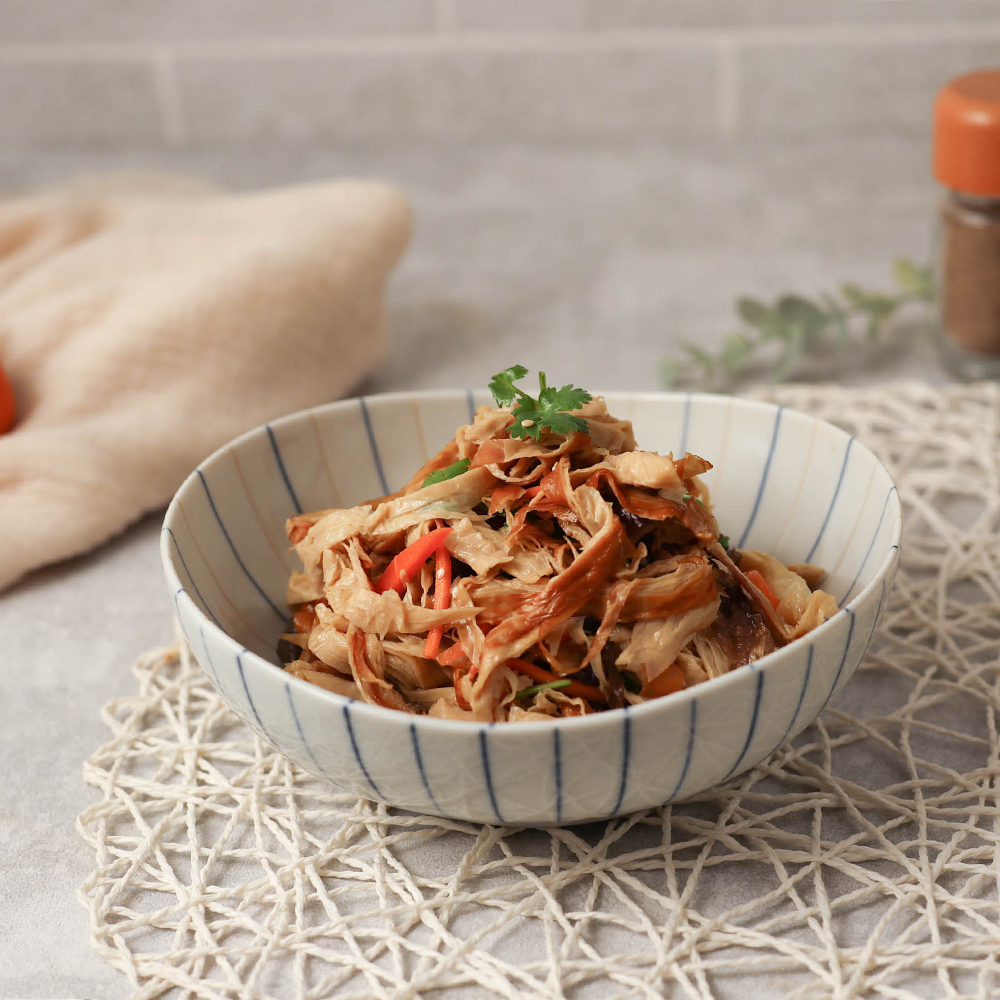 煙燻豆包絲(全素)