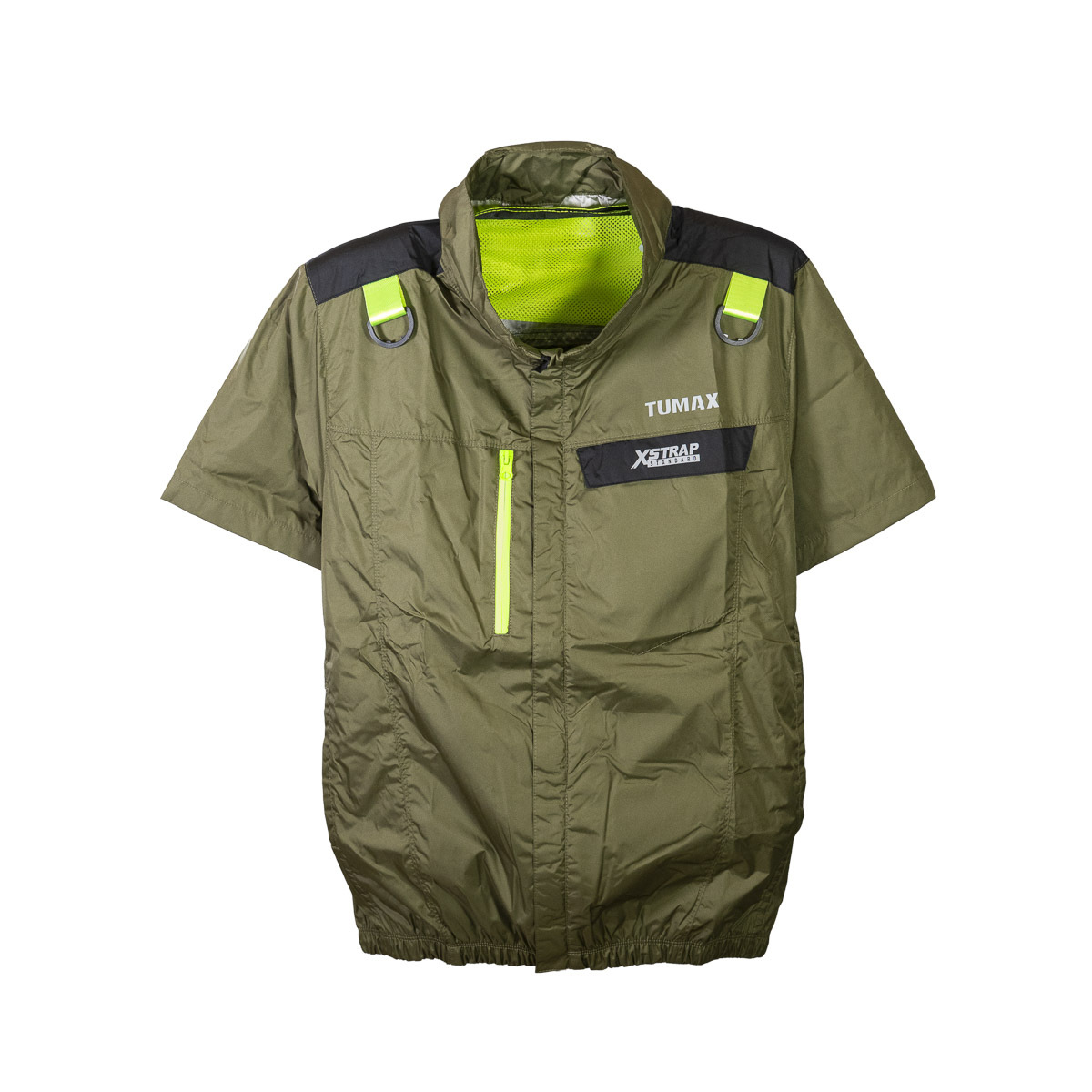 Tumax  24V涼感空調服 [軍綠色短袖]