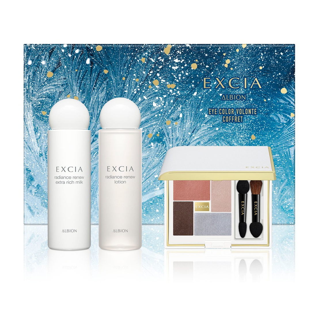 [限定] EXCIA Eye Color Volonte Coffret 2025 賦活再生護膚&4色眼影盤套裝