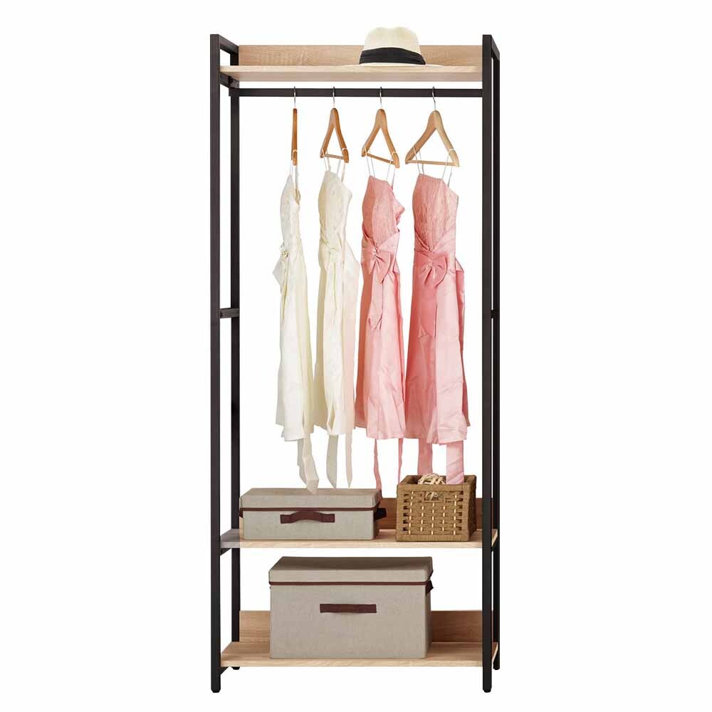 裴拉2.7尺開放式單吊衣櫃