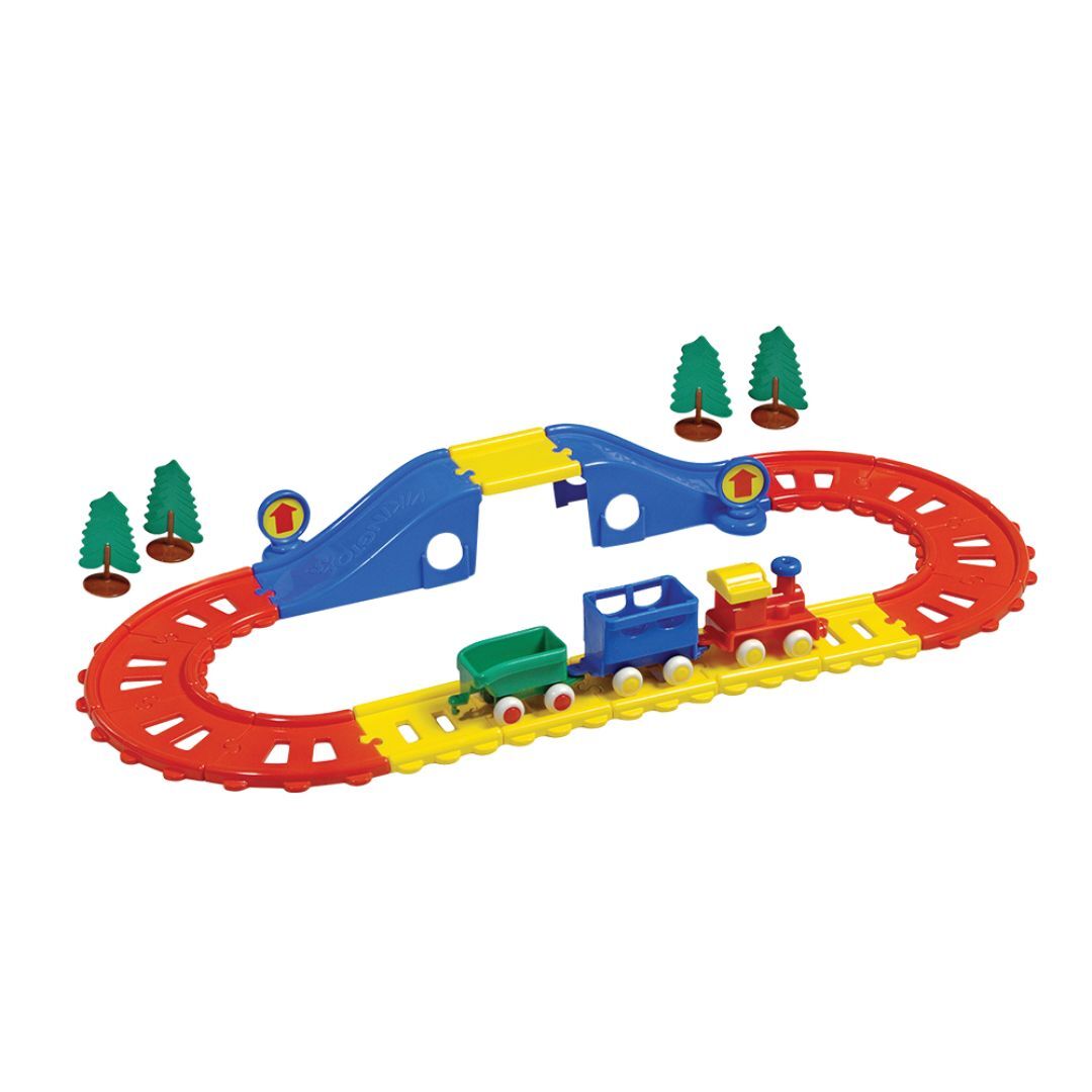 【瑞典 Viking toys】搬運列車溜滑梯 45573