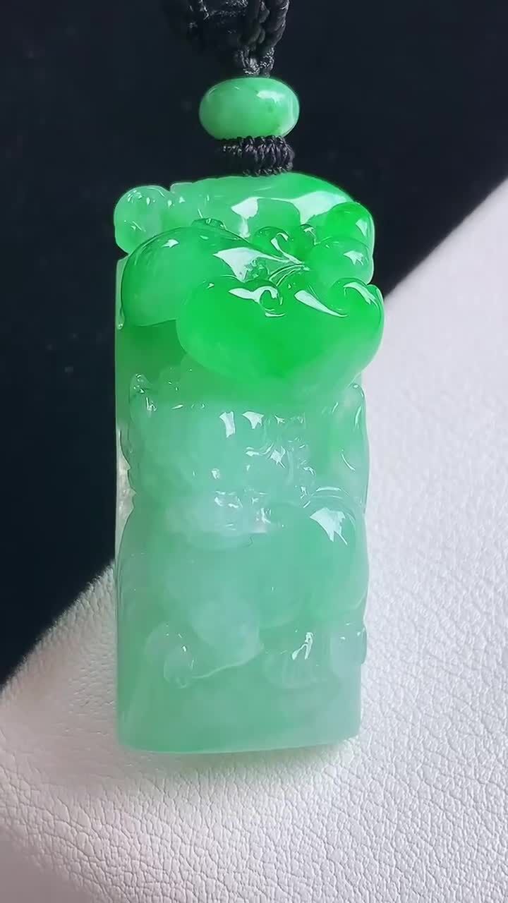 翡翠冰陽綠麒麟,天然翡翠A玉, 緬甸玉, Jade, Jadeite