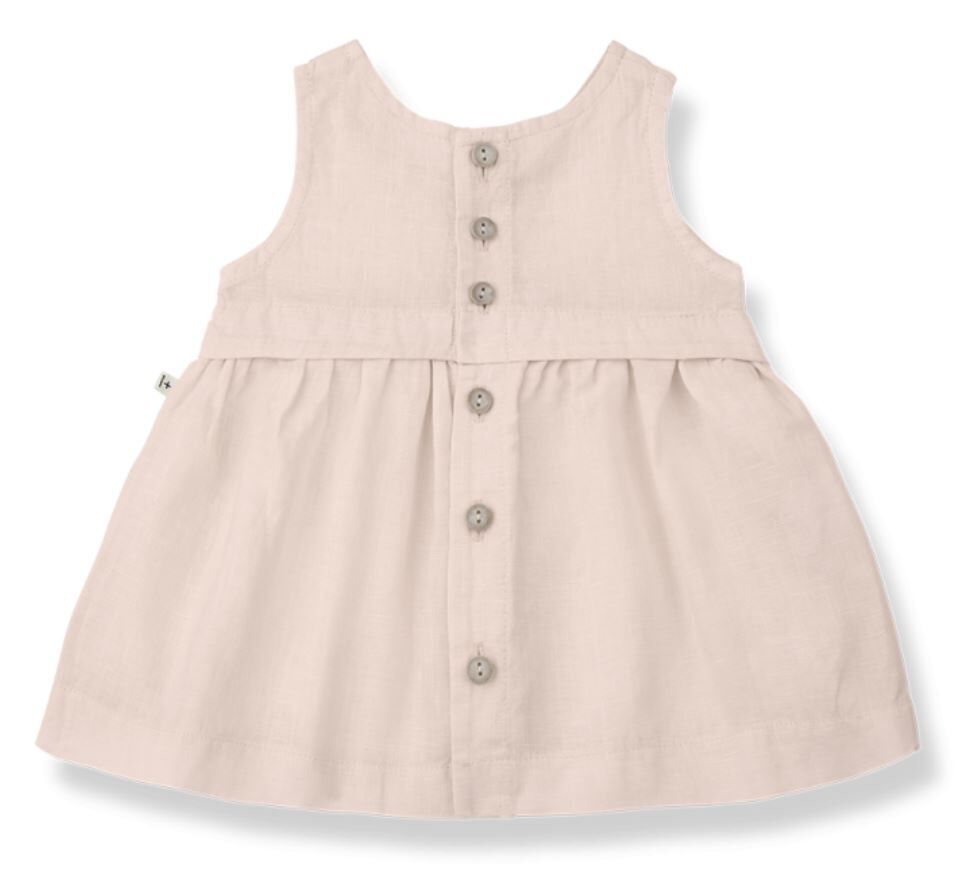 1+ in the family 簡約亞麻洋裝 GEORGINA pale-rose