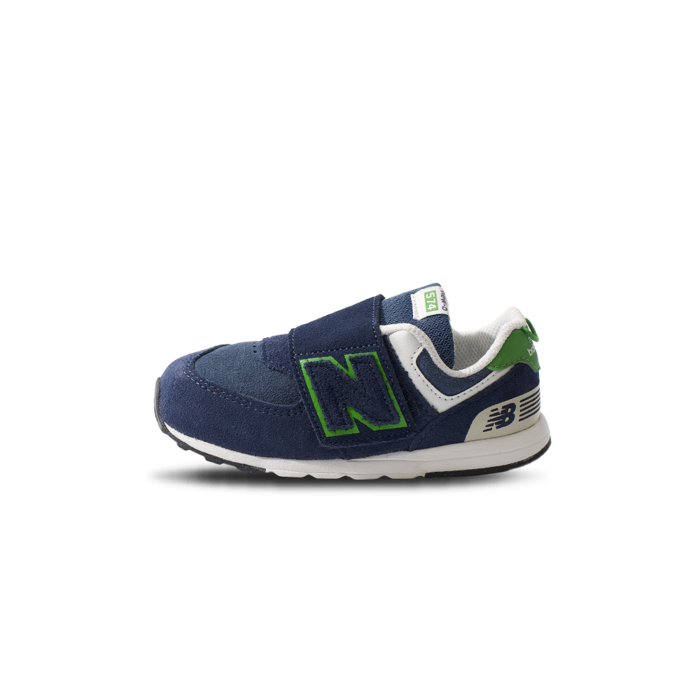 New Balance 574 小童 童鞋 深藍色 魔鬼氈 復古 緩震 舒適 運動 休閒鞋 NW574QBL