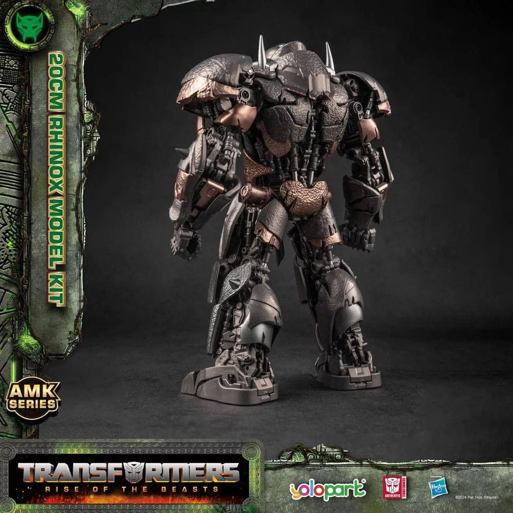 《TRANSFORMERS 變形金剛》Yolopark AMK 電影 變形金剛：萬獸崛起 AMK 犀牛 半完成組裝模型