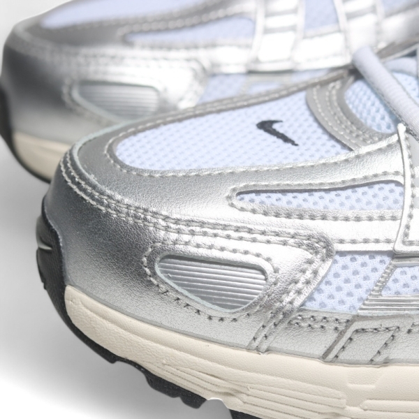NIKE 慢跑鞋 P-6000 新液態銀 銀黑勾 復古鞋 男 CD6404-105