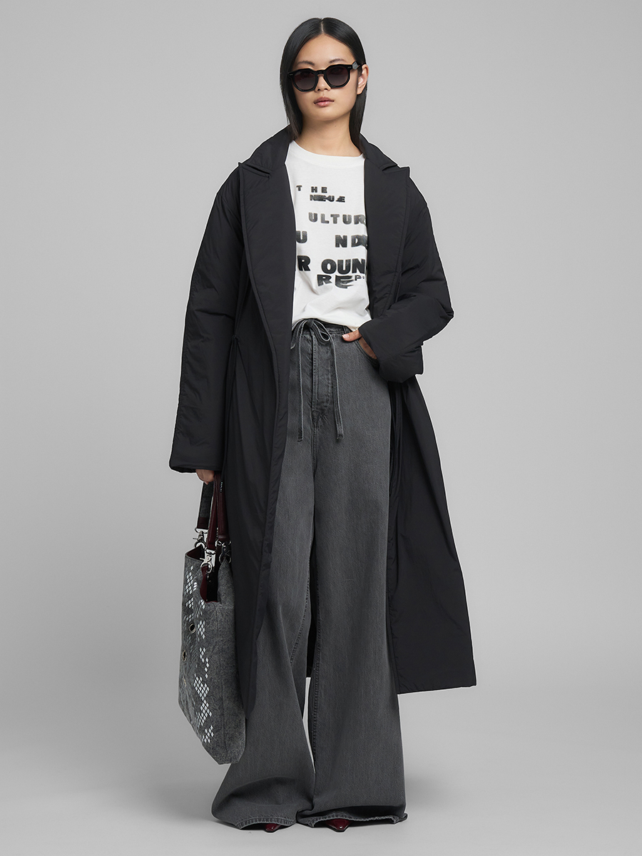 MARGOTT 寬鬆大直筒丹寧牛仔褲