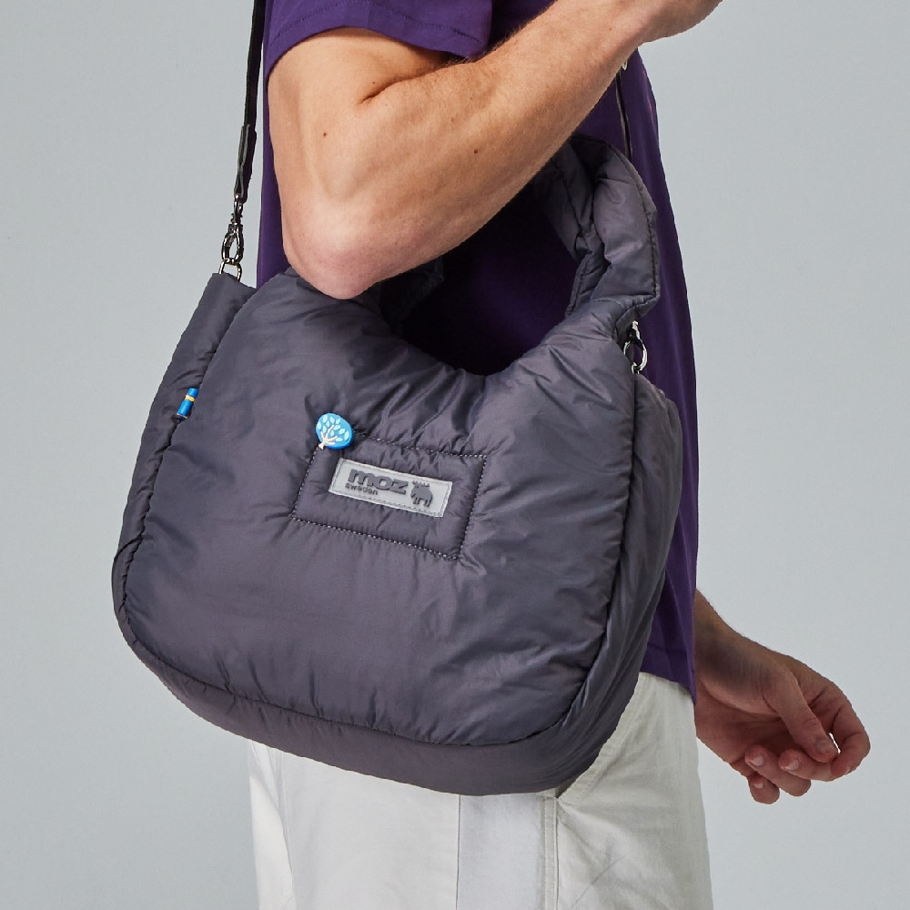 moz瑞典 駝鹿 Light 空氣 雲朵包(深灰)大