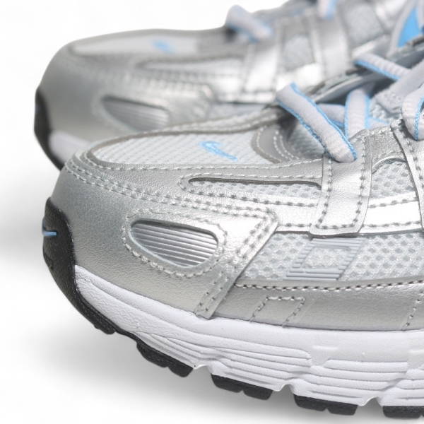 NIKE 慢跑鞋 P-6000 GS 銀藍 復古鞋 大童 女 HV5064-007