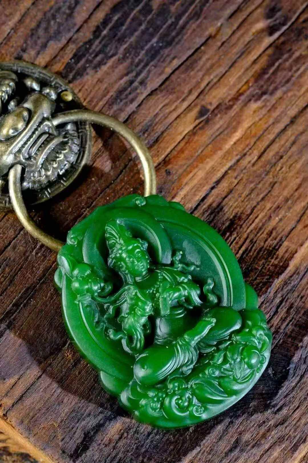 723236 和田玉碧玉七號礦觀音