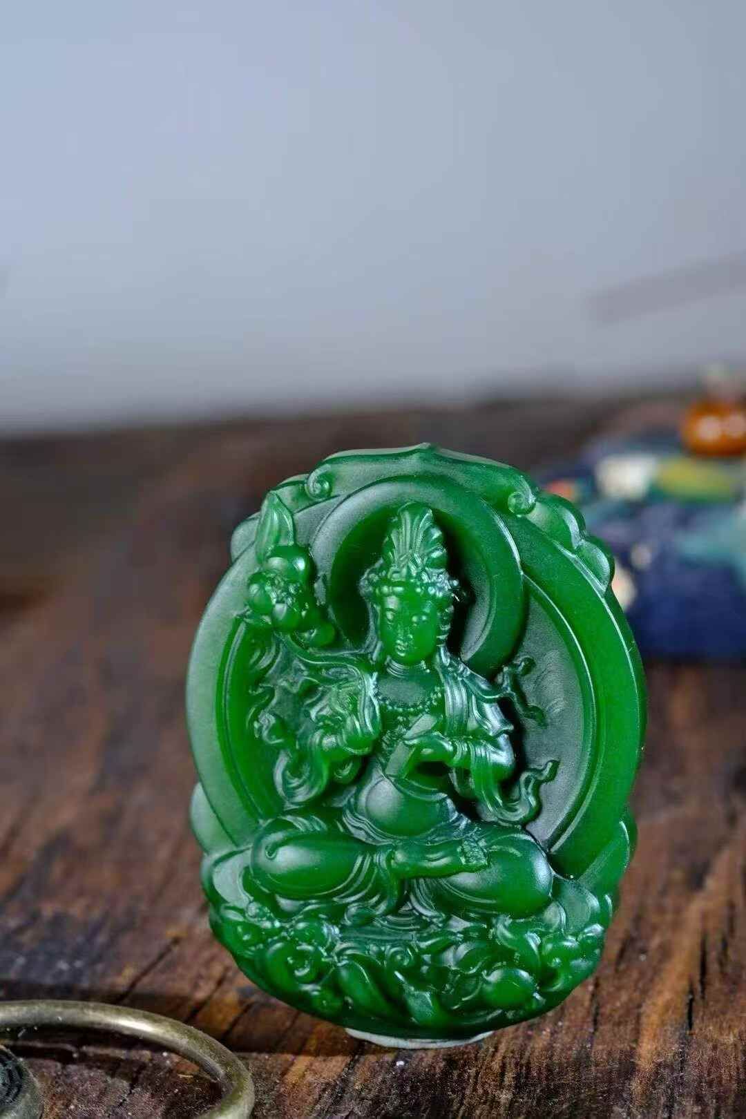 723236 和田玉碧玉七號礦觀音