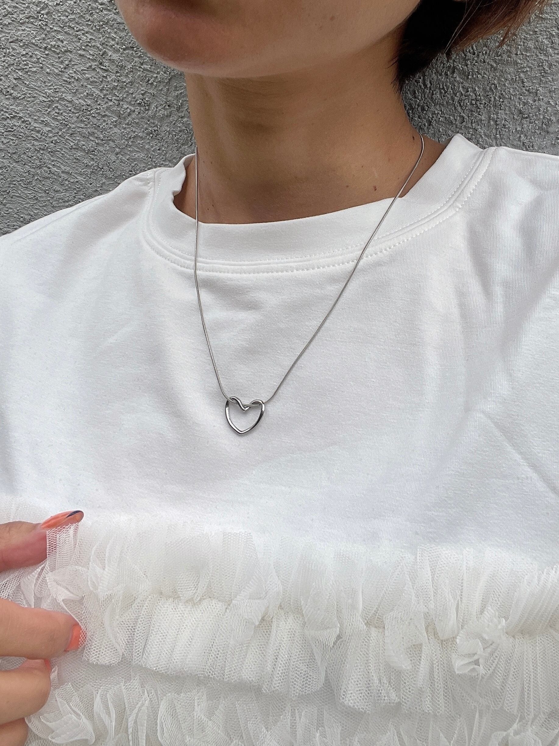 heart design necklace