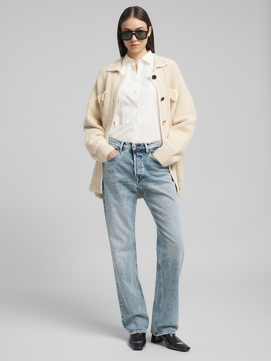 AUBRY 寬鬆男友風丹寧牛仔褲