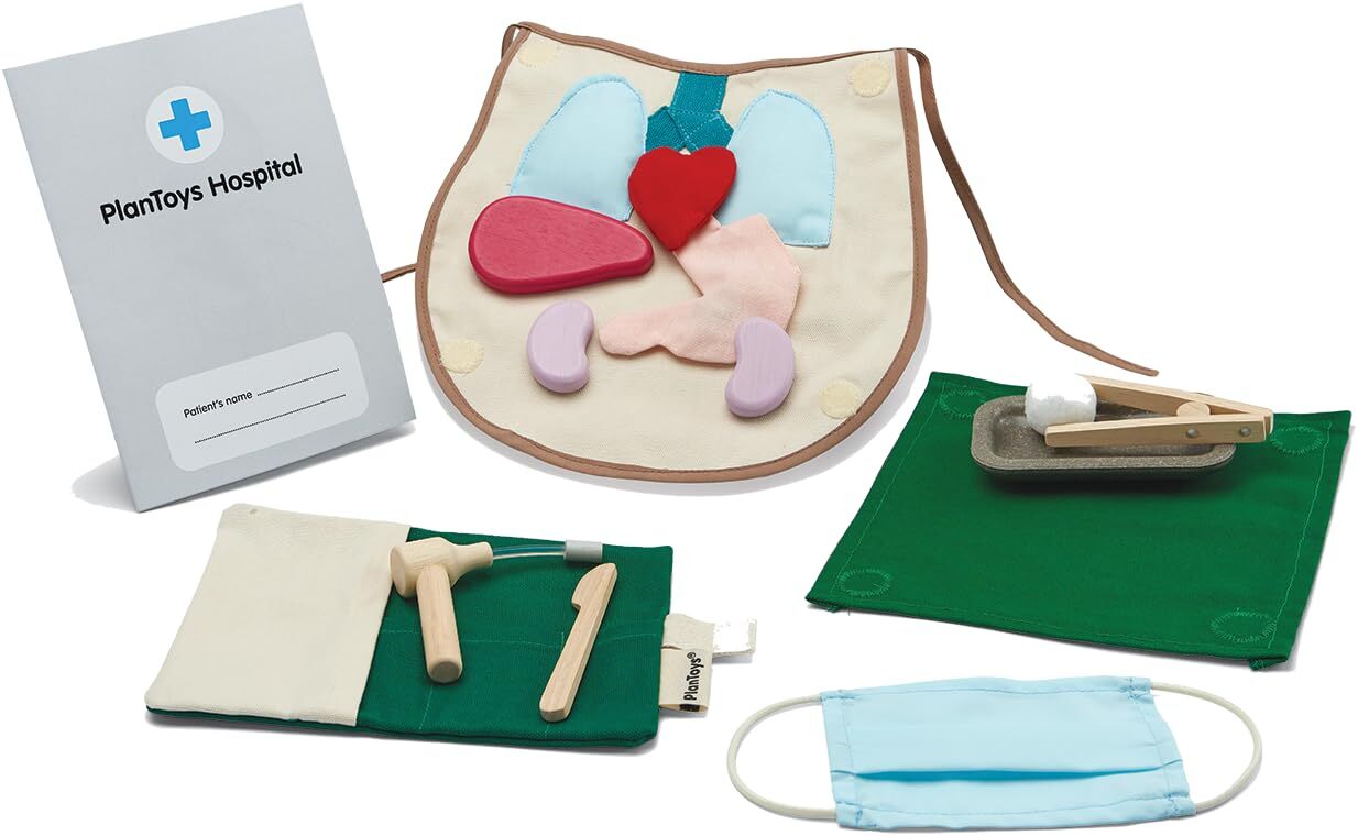 《 PLAN TOYS 》木製 職業小達人我是外科醫生