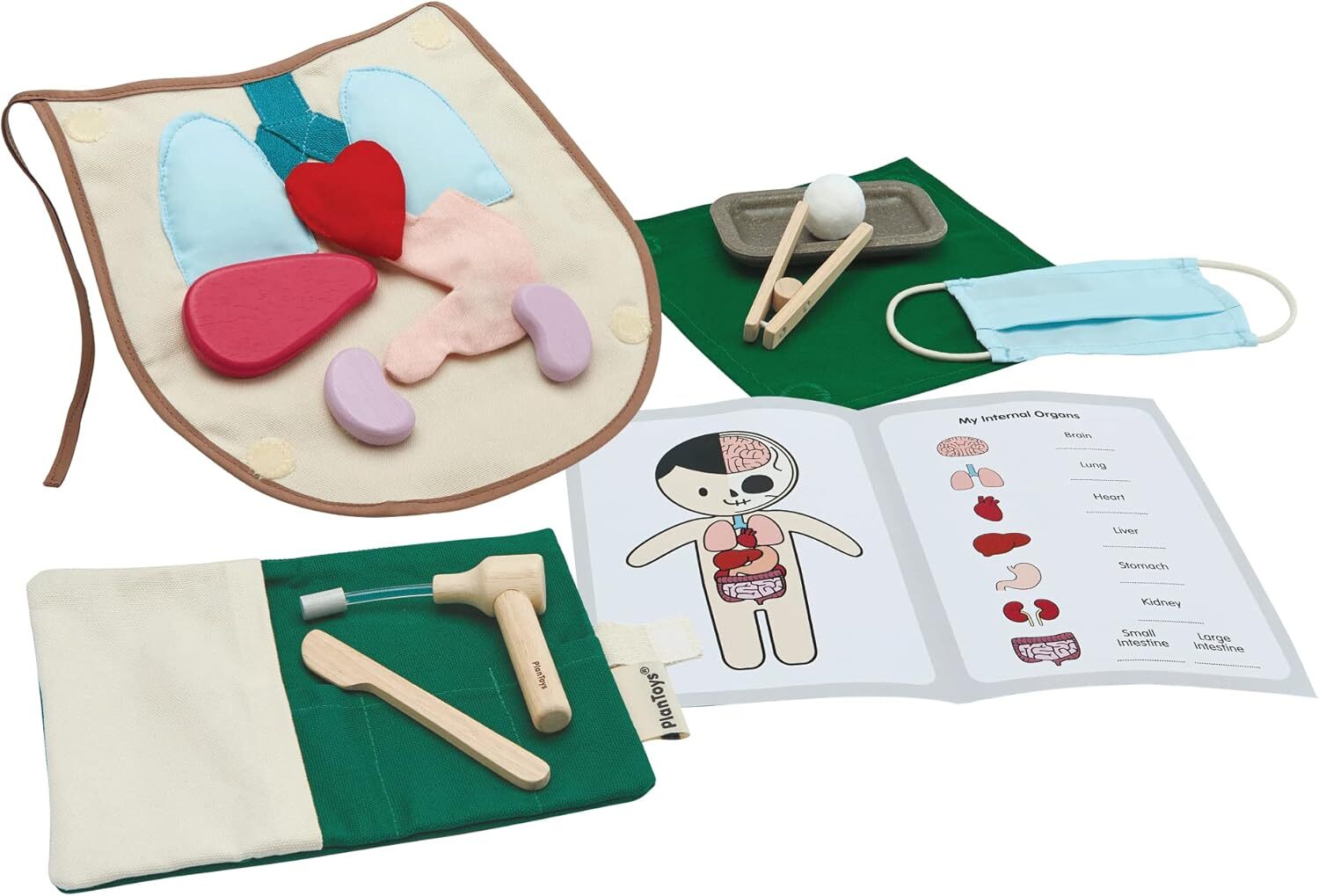 《 PLAN TOYS 》木製 職業小達人我是外科醫生