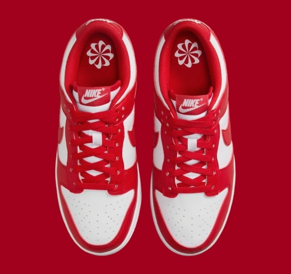 NIKE 休閒鞋 W DUNK LOW NEXT NATURE 白紅 復古 女 DD1873-116