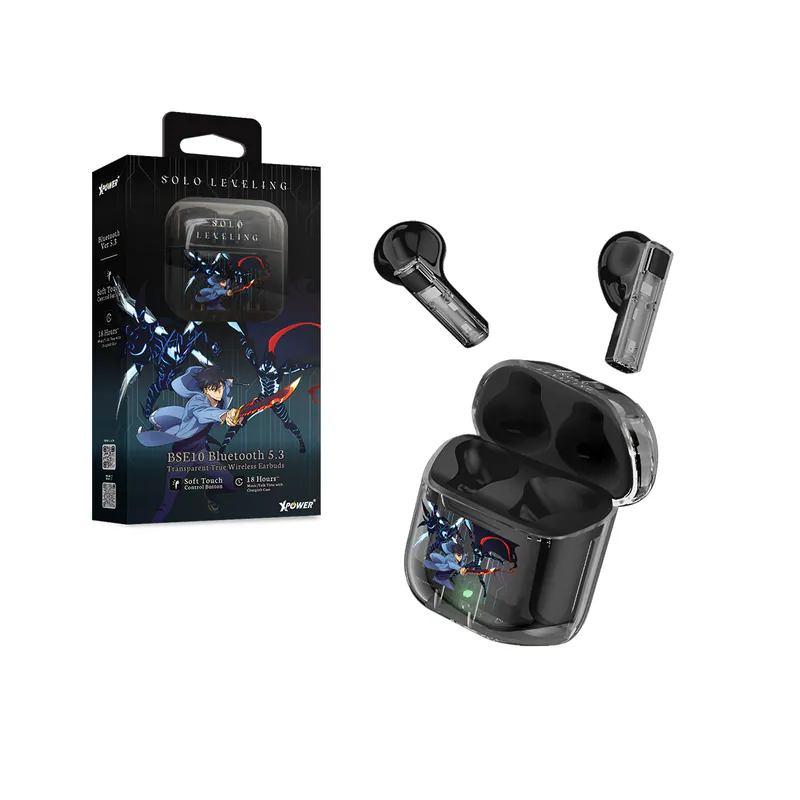 （2026新年限時優惠）XPower x 我獨自升級 BSE10 透明真無線藍牙5.3藍牙耳機