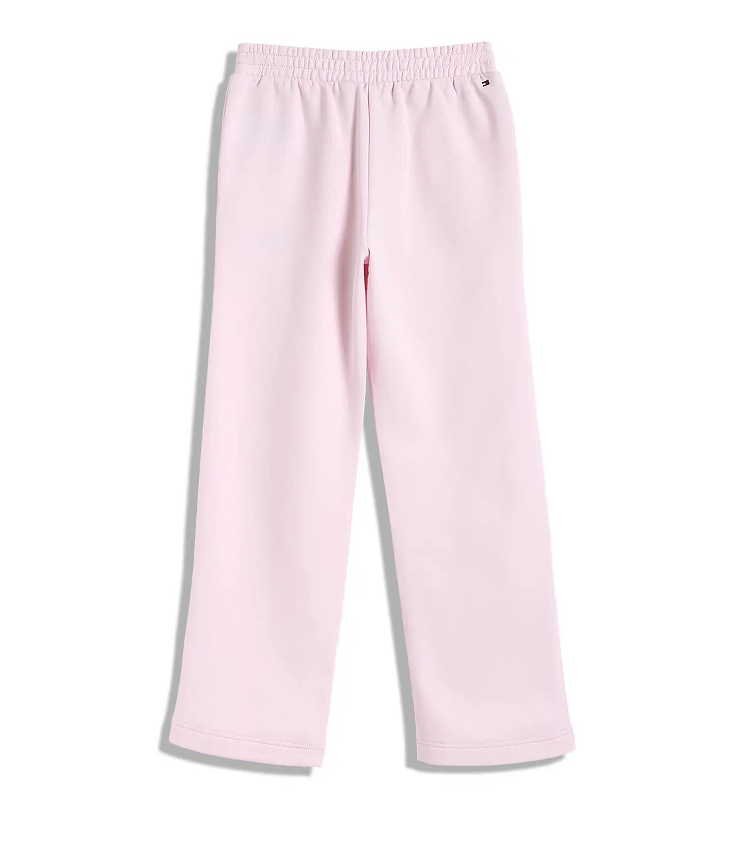 [S] TOMMY HILFIGER PINK KIDS SCRIPT LOGO WIDE LEG SWEATPANTS, 71J4574-650 (STH1098)